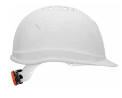 Casque de chantier blanc