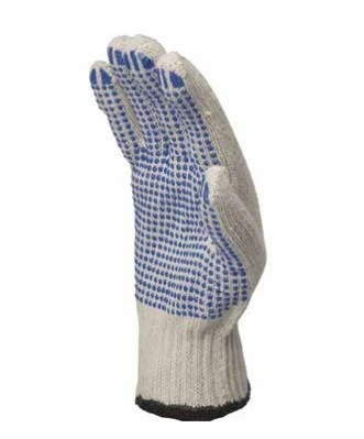Gant poly/cotton picot bleu - Equipement de protection des mains